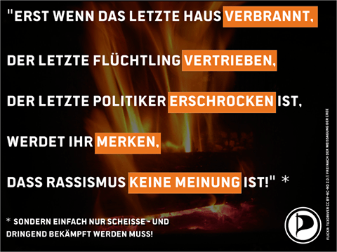 Partido Pirata facebook racismo alemania