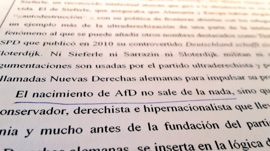 «El nacimiento de AfD no sale de la&nbsp;nada»