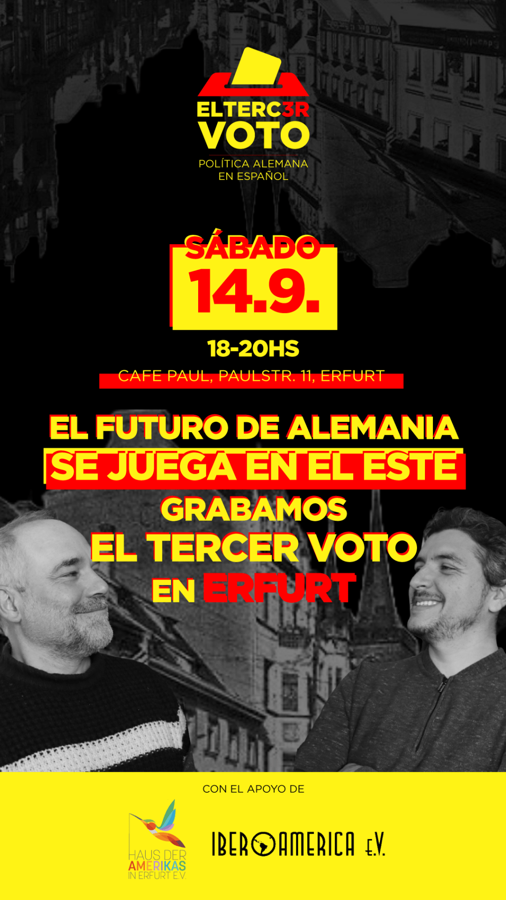 El Tercer voto en vivo desde&nbsp;Erfurt